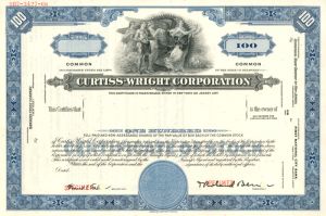 Curtiss-Wright Corporation - Stock Certificate